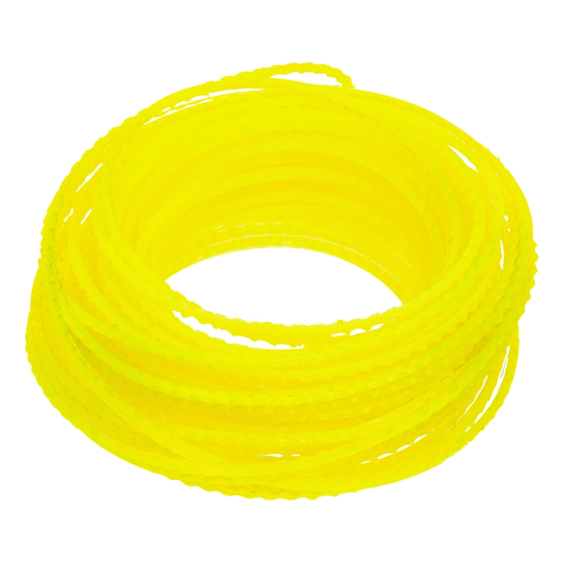 Леска для триммера зубчатый квадрат, 2,4мм х 15м, FLEX CORD, DENZEL (96214)