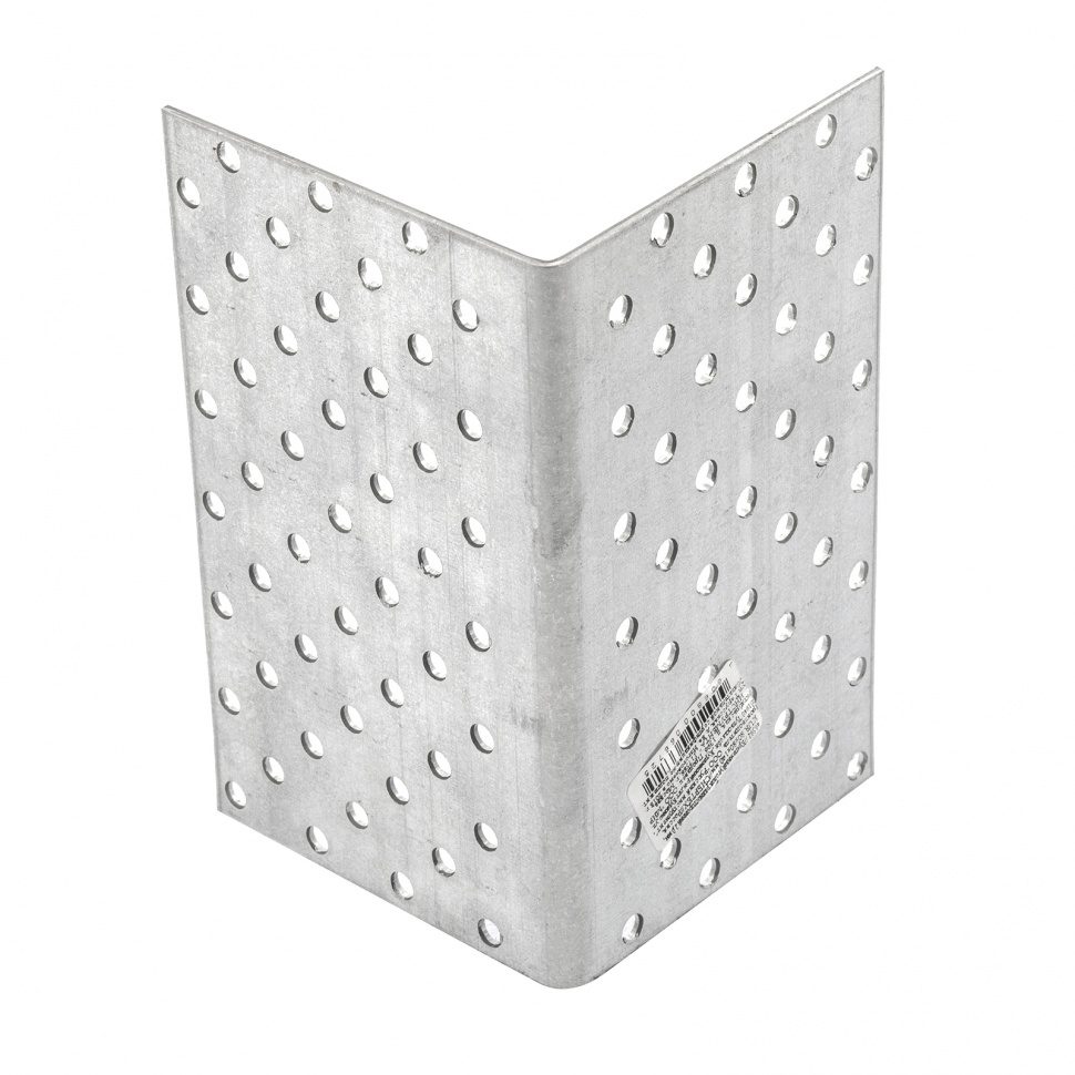 Крепежный уголок равносторонний  2 мм,   KUR 80 x 80 x 140 мм Сибртех (46592)