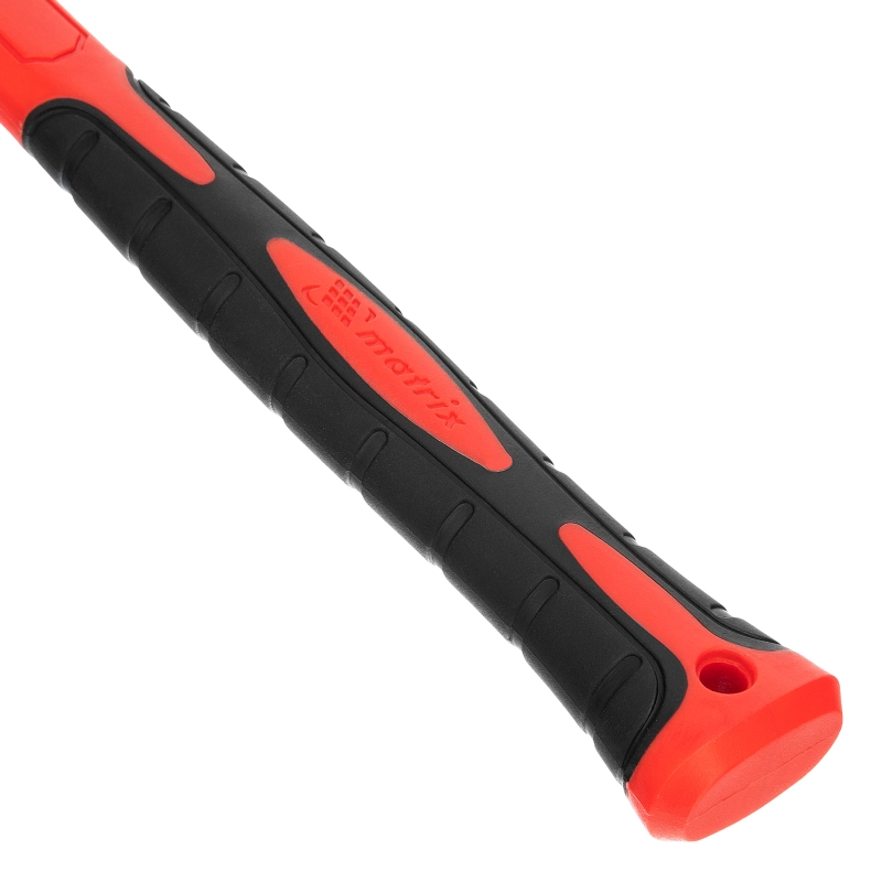 Молоток слесарный optimal, 200 г, фибергласовая обрезиненная рукоятка, квадратный боек Matrix (10366)