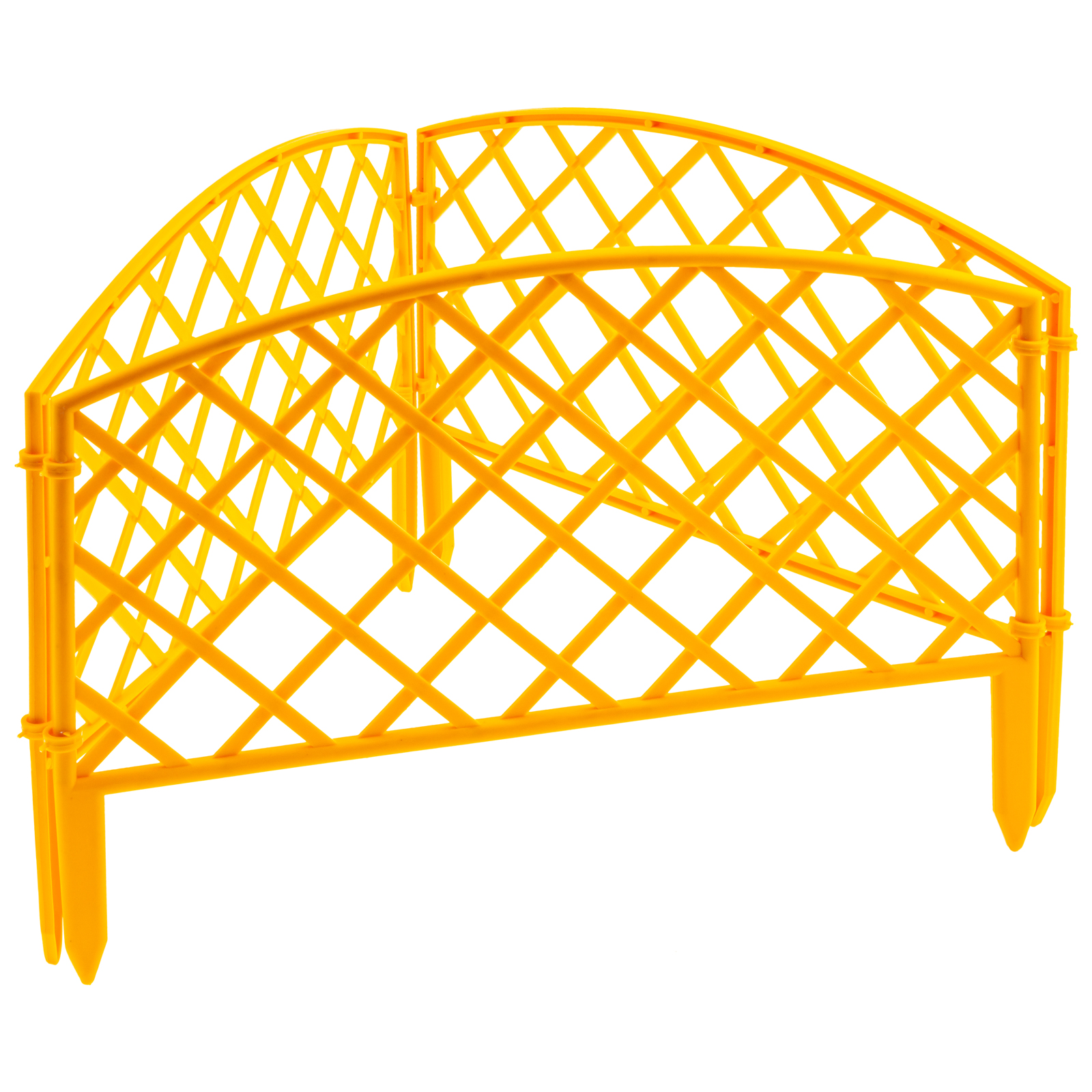 Забор декоративный "Сетка", 24 х 320 см, желтый, Palisad (65001)