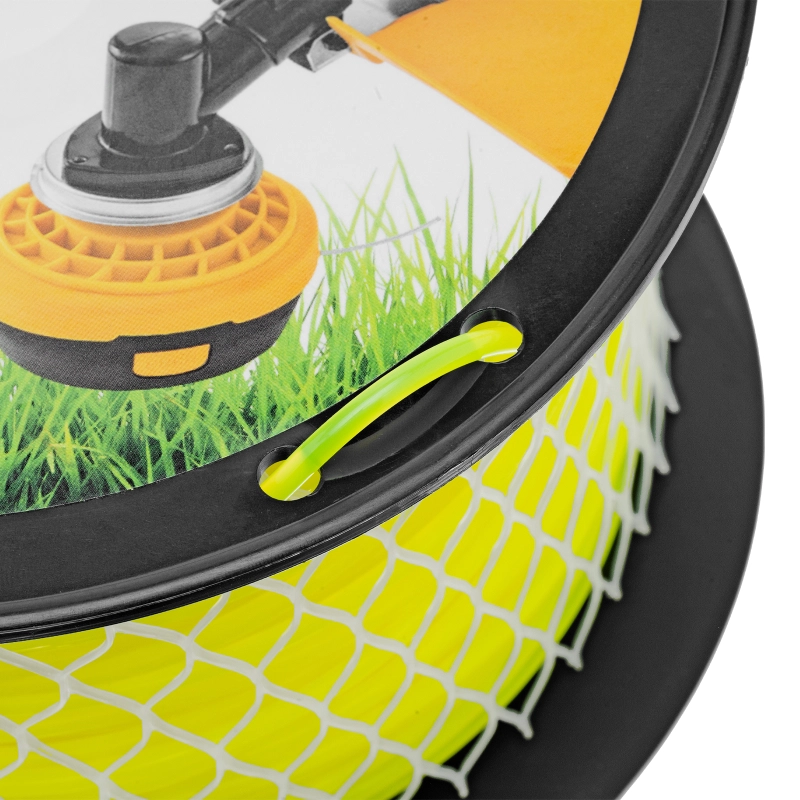 Леска для триммера круглая, 3,0мм х 123м, на DIN катушке FLEX CORD,  Denzel (96282)