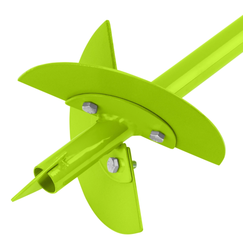 Бур лопастной со сменными ножами, 1000 мм, диаметр 150 мм, 200 мм, Сибртех (64448)