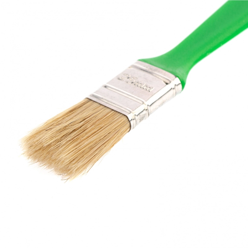 Кисть флейцевая "Эксперт", 25 x 8, натуральная щетина, пластиковая ручка Сибртех (83306)
