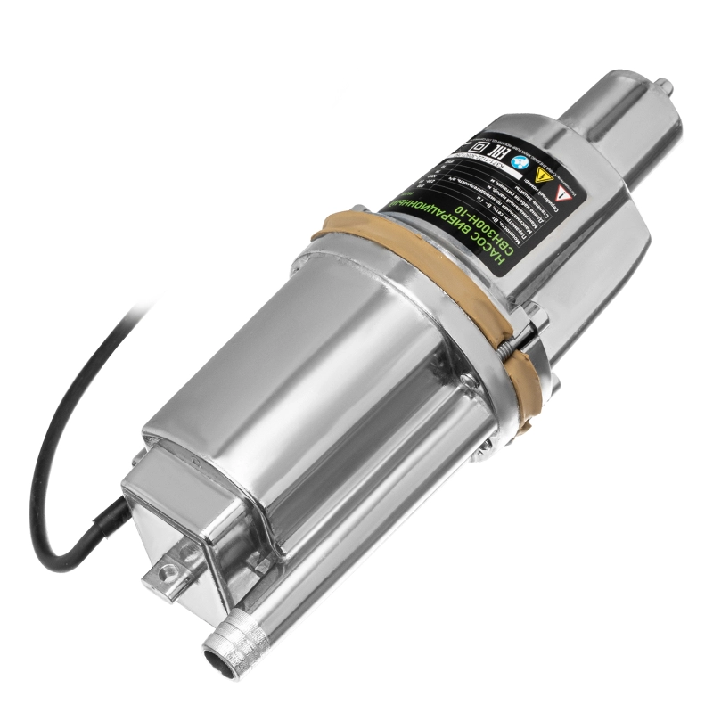 Вибрационный насос СВН300Н-10, нижний забор, 300 Вт, напор 75 м, 1200 л/ч, кабель 10 м Сибртех (99305)