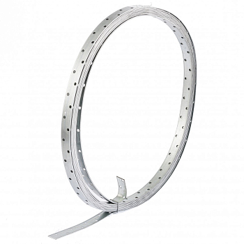 Лента перфорированная монтажная, 2 мм, LM 2см х 10 м, отвер. 4.5-5 мм, цинк Сибртех (46579)