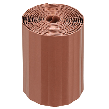 Бордюрная лента, 15 х 900 см, полипропиленовая, коричневая, Palisad (64484)