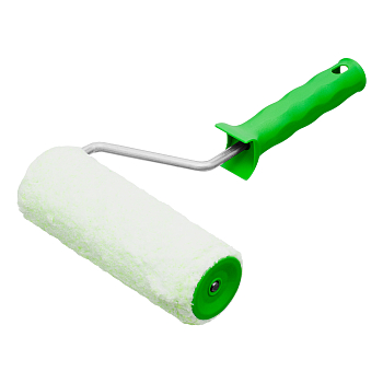 Валик "Работы с древесиной", 180 мм, ворс 12 мм, D 48 мм, D ручки 8 мм, микроволокно Сибртех (80182)