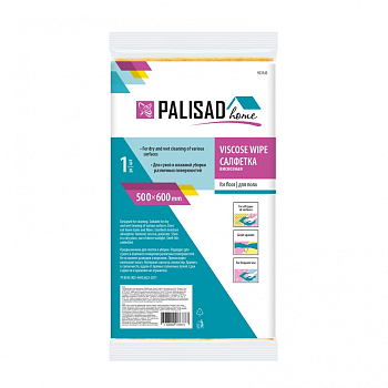 Салфетка для пола вискозная, 500 x 600 мм, Home Palisad (923345)