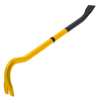 Лом-гвоздодер, 450 мм, шестигранный 16 мм, окрашенный, сталь 65 Denzel (25202)