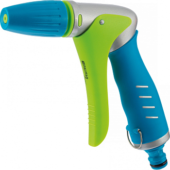 Пистолет-распылитель, металлический, регулировка форсунки, курок спереди Palisad Luxe (65164)