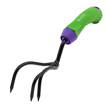 Рыхлитель 3 - зубый, 60 х 310 мм, стальной, обрезиненная эргономичная рукоятка, Era, Palisad (62375)